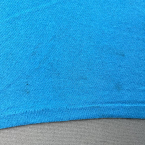 Vintage Sail Boat T-Shirt Mens Large Blue Ocean Art Nautical Chicago USA 90s - Picture 12 of 16